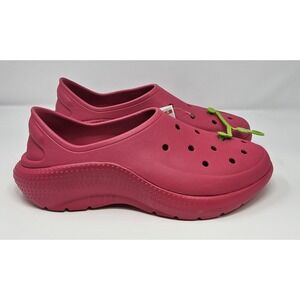 Crocs Shoes Clogs Mens 13 NEW Classic Sneaker Dragon Fruit Pink‎ Platform Chunky